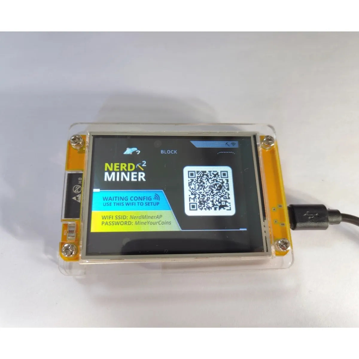 Unleash Your Crypto Potential with the Nerdminer V2 - 49 K/S Hashrate, Smart Display Bitcoin Miner